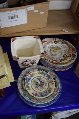 Lot 521 - Quantity of various Masons and other dinner...