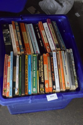 Lot 611 - One box of paperback books