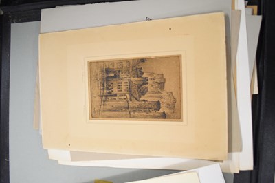 Lot 294 - Large folder of assorted modern prints