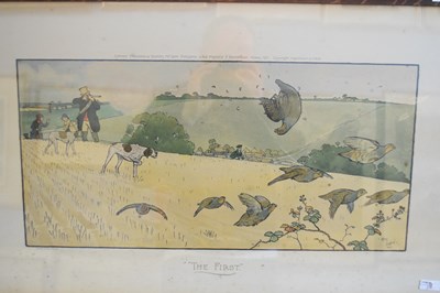 Lot 297 - After Cecil Aldin, 'The First', coloured print...