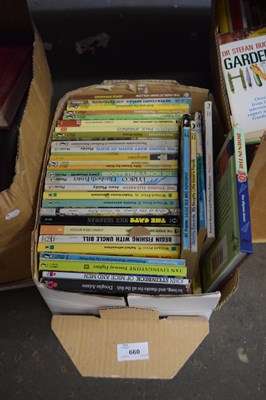 Lot 660 - One box of Penguin books and others