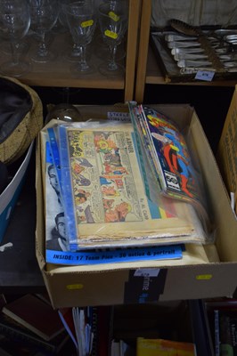 Lot 679 - Box of various football magazines, vintage...