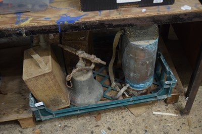 Lot 1020 - Mixed lot of various bygones, Esso fuel cans...