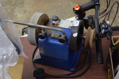 Lot 1050 - A 240v bench grinder