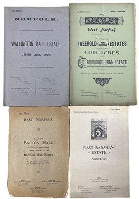 Lot 1031 - ONE PACKET: Sales particulars for various...