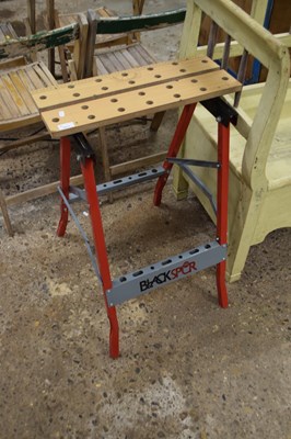 Lot 1071 - A Black Spur collapsible work table