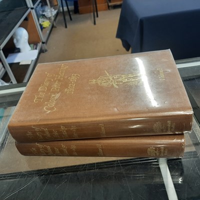 Lot 80 - 2 Vols of the diary of colonel peter hawker...