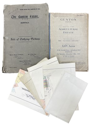 Lot 1054 - THE GUNTON ESTATE, NORFOLK: Two sets of sales...