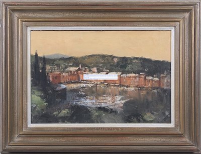 Lot 625 - Ian Houston (1934-2021), Portofino, oil on...