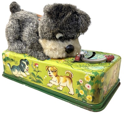 Lot 100 - A c1950s Japanese  'Playful Puppy with...