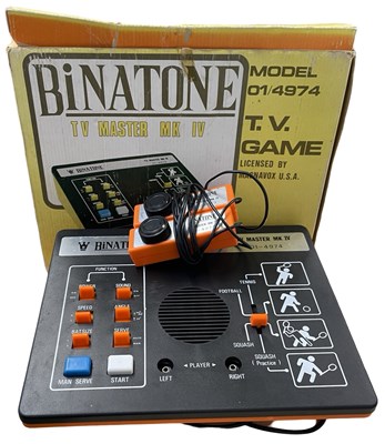 Lot 286 - A boxed Binatone TV Master MK IV TV game