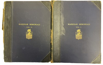 Lot 510 - SIR CLEMENTS MARKHAM: MARKHAM MEMORIALS, in 2...