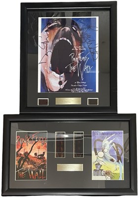 Lot 194 - A pair of Pink Floyd limited edition film cell...