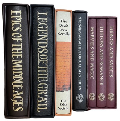 Lot 221 - FOLIO SOCIETY: 5 Titles: EPICS OF THE MIDDLE...