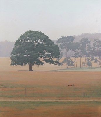 Lot 679 - Carl Laubin (b.1947), Landscape, Holkham, oil...