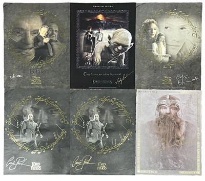 Lot 84 - A collection of autographed Lord of the Rings...