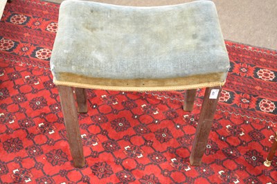 Lot 423 - Royal Interest - A George VI coronation stool...