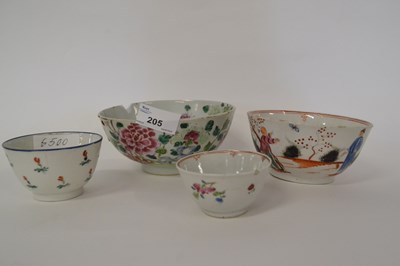 Lot 205 - An 18th Century Chinese porcelain bowl with a...