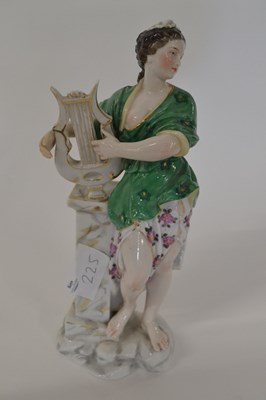 Lot 225 - A continental porcelain model of a classical...