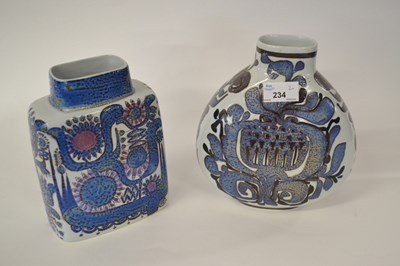 Lot 234 - Two Royal Copenhagen Studio Pottery vases with...