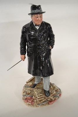 Lot 271 - A Royal Doulton model of Winston Churchill,...