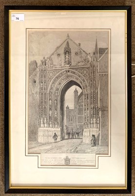 Lot 76 - John Sell Cotman (1782-1842), Erpingham Gate,...