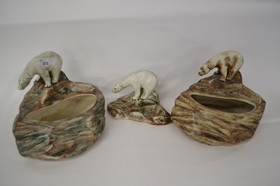 Lot 272 - A group of Radford bowls with polar bear...