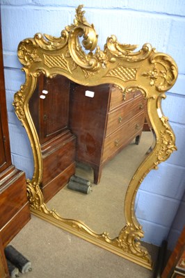 Lot 496 - A large 19th Century over mantel mirror with...