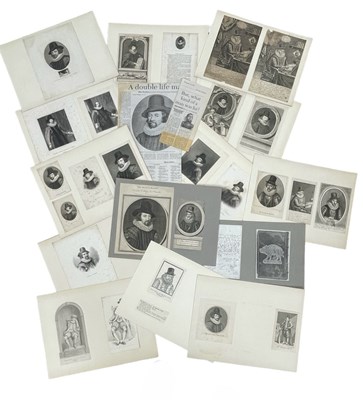 Lot 1137 - A collection of various engravings, prints,...