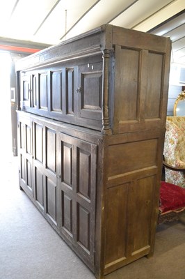 Lot 515 - A very large and unusual 18th Century oak...