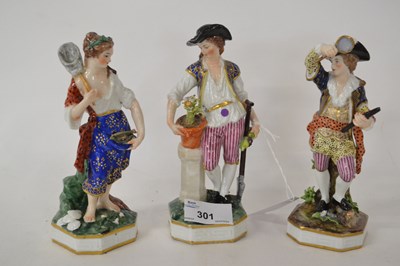 Lot 301 - A group of three 19th Century Samson Derby...