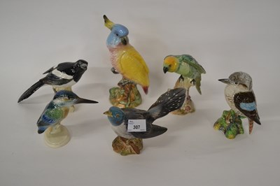 Lot 307 - A collection of various birds by Beswick and...