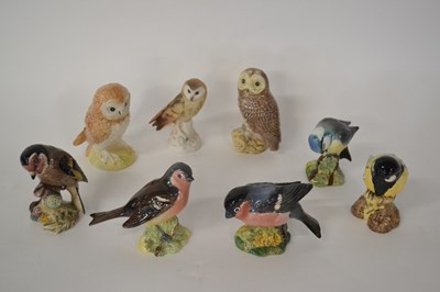 Lot 308 - Collection of mainly Beswick bird studies...