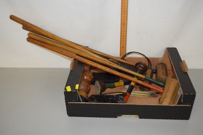 Lot 9 - A child's croquet set