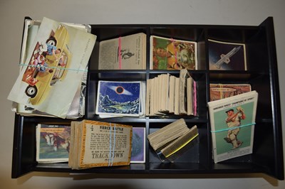 Lot 70 - Box of various vintage collectors cards from...