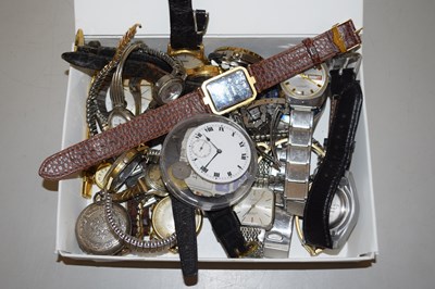 Lot 87 - A box of various assorted wristwatches and parts