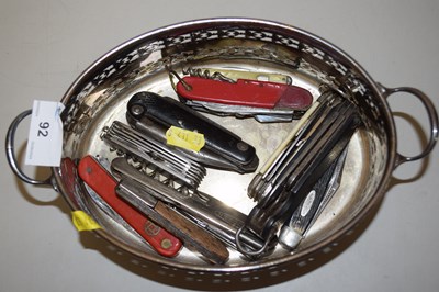 Lot 92 - Mixed Lot: Various assorted pocket knives