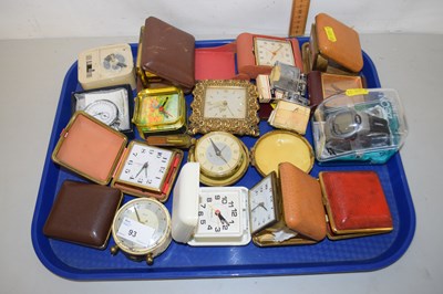 Lot 93 - Mixed Lot: Various travel clocks and other items