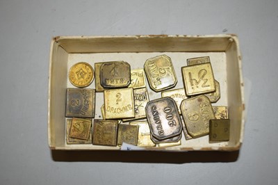 Lot 101 - A collection of small brass weights