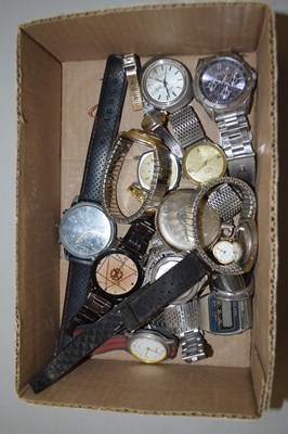 Lot 103 - Box of assorted wristwatches