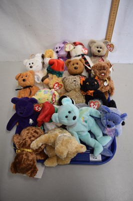 Lot 134 - A tray of Ty Beanie Babies