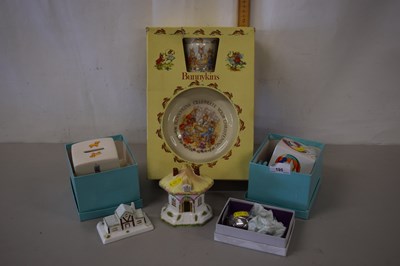 Lot 195 - Mixed Lot: Boxed Royal Doulton bunnykins mug...