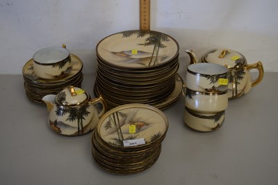 Lot 201 - Early 20th Century Japanese gilt decorated tea...