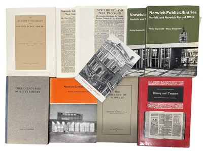 Lot 428 - NORWICH LIBRARIES: 10 Titles: NORWICH PUBLIC...