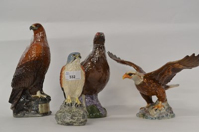 Lot 332 - Group of three Beswick decanters including...