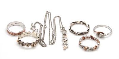 Lot 141 - A quantity of Clogau silver jewellery and...