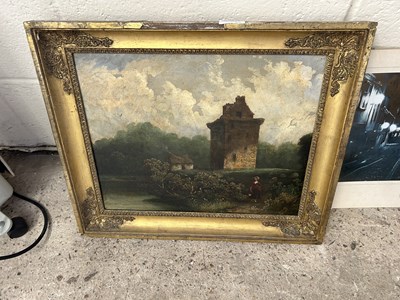 Lot 260 - 19th Century school oil on canvas figure...