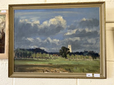 Lot 278 - 20th Century school study of a rural scene...