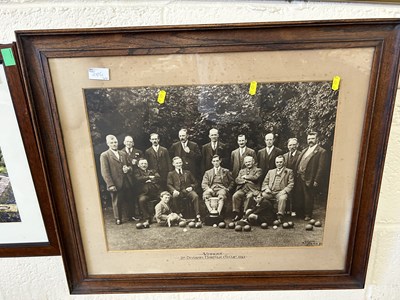 Lot 286 - Lawn Bowls Interest - Vintage photograph...