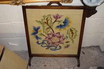 Lot 194 - A tapestry fire screen